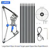 Light Gray Mini 304 Stainless Steel Composite Small Pulley Kids Bow And Arrows For Target Shooting INDIAN SLINGSHOT