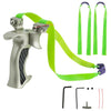 Yellow Green Professional Olympic Aluminum Alloy Slingshot For Competitive Shooting INDIAN SLINGSHOT