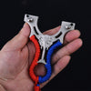 Gray Fast Pressure Alloy Elephant Design Slingshot For Outdoor Sports And Fishing Adventures SLINGSTER