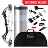 Dark Slate Gray Sanlida® New Dragon X7 Compound Bow 70lbs Full Kit SANLIDA