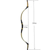 Dark Slate Gray 20-100 lbs Traditional Long Mongolian Horse Recurve Bow Archery 55" INDIAN SLINGSHOT