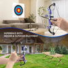 Tan Laser Aiming Metal Pulley Mini Compound Bow Target Shooting INDIAN SLINGSHOT