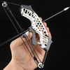 Light Gray Stainless Steel Mini Pulley Composite Bow Target Indoor And Outdoor Shooting INDIAN SLINGSHOT