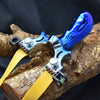 Goldenrod Blue Gradient Precision Shooting Powerful Resin Outdoor Target Shooting Slingshot SLINGSTER