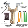 Dim Gray New Alloy Wood Patch High Precision Slingshot INDIAN SLINGSHOT