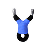 Royal Blue Joss Powerful Stainless Steel Slingshot MARKSMAN