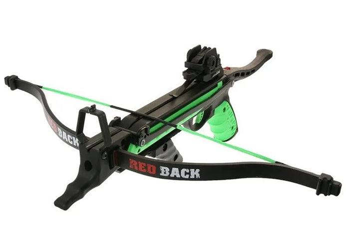 Hori-Zone RedBack RTS 80 LBS Pistol Crossbow in Green/Black – INDIAN  SLINGSHOT
