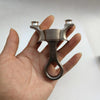 Dim Gray Mini  Detachable  Tie  Free  Titanium  Alloy  Slingshot MARKSMAN