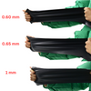 Dark Slate Gray Black Pratt Rubber Band 1 Meter Rolls For Slingshot INDIAN SLINGSHOT