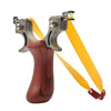 Dark Green High Quality Stainless Steel Wood Pattern Slingshot For Outdoor Shooting INDIAN SLINGSHOT