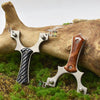 Rosy Brown High Quality Stainless Steel NIU Slingshot INDIAN SLINGSHOT