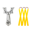 Gold Cherry Blossom Exquisite Stainless Steel Slingshot MARKSMAN