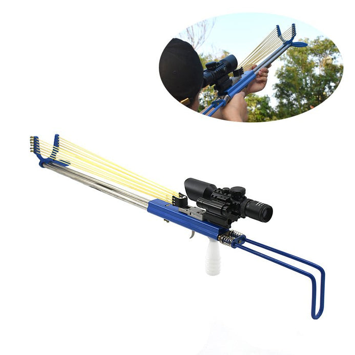 Professional Laser Fishing Slingshot Archery Bow Hunting Automatic