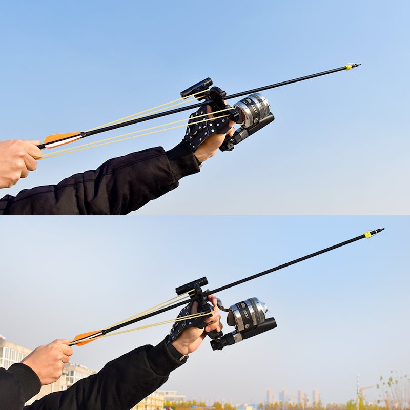 Big Fishing Slingshot Archery with Arrows and Laser