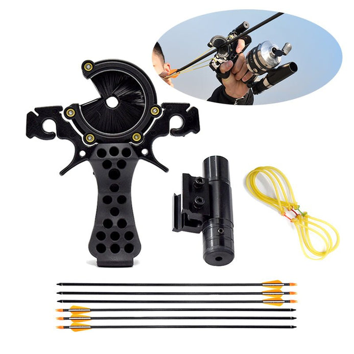 Professional Powerful Hunting Slingshot Tools Diy Matching Multifunction  Archery Hunting Fishing Bow Catapult Kit